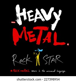 Music poster - hand drawn in vector / Music Background