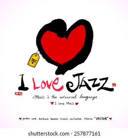 Music poster - hand drawn in vector / Music Background