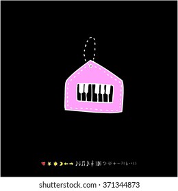 Music poster illustration / Hand drawn illustration - vector