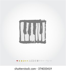 Music poster illustration / Hand drawn illustration - vector