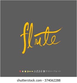 Music poster illustration / Hand drawn illustration - vector