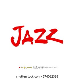 Music poster illustration / Hand drawn illustration - vector
