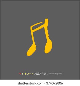 Music poster illustration / Hand drawn illustration - vector