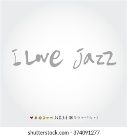 Music poster illustration / Hand drawn illustration - vector