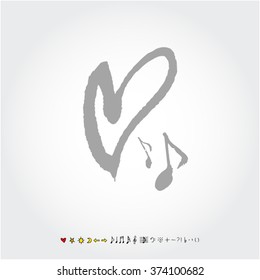 Music poster illustration / Hand drawn illustration - vector