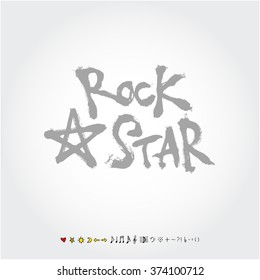 Music poster illustration / Hand drawn illustration - vector