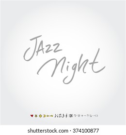 Music poster illustration / Hand drawn illustration - vector