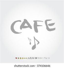 Music poster illustration / Hand drawn illustration - vector