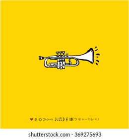 Music poster illustration - vector