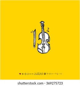 Music poster illustration - vector