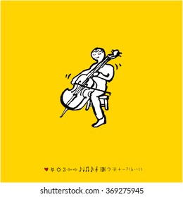 Music poster illustration - vector