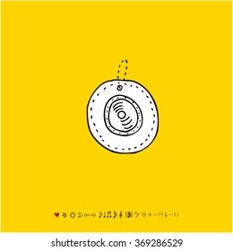 Music poster illustration - vector