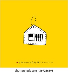 Music poster illustration - vector