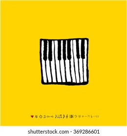Music poster illustration - vector