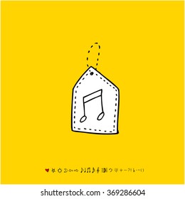 Music poster illustration - vector