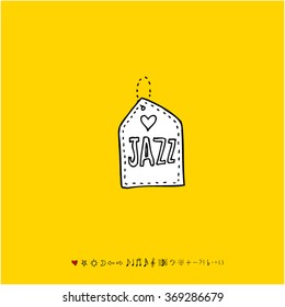 Music poster illustration - vector