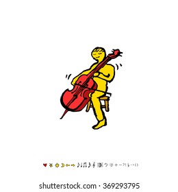 Music poster illustration - vector