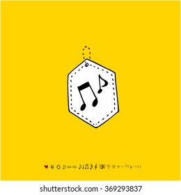 Music poster illustration - vector