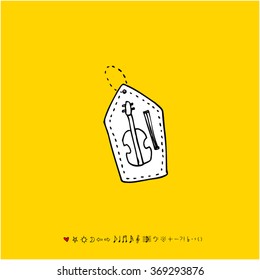 Music poster illustration - vector