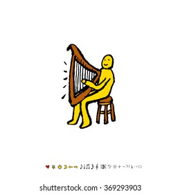 Music poster illustration - vector