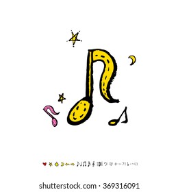 Music poster illustration - vector