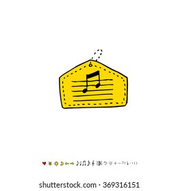 Music poster illustration - vector