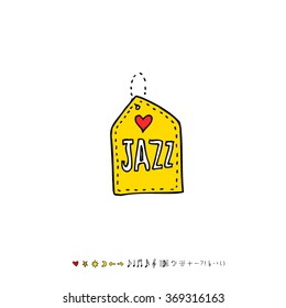 Music poster illustration - vector