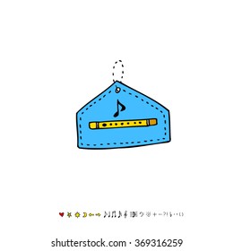 Music poster illustration - vector