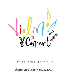 Music poster illustration - vector