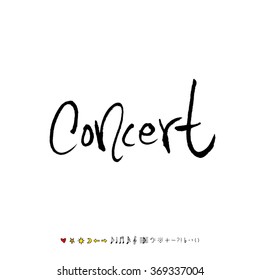 Music poster illustration - vector