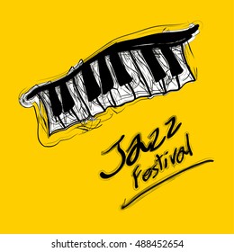 Music poster illustration vector