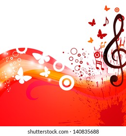 Music poster - vector