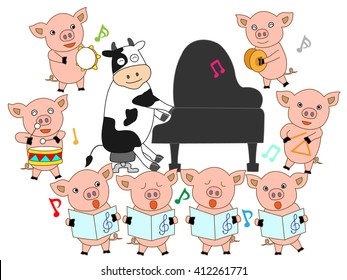 The music presentation of domestic animals.