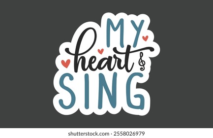 Music ,Quotes Stickers , Bundle, Music Design, 
