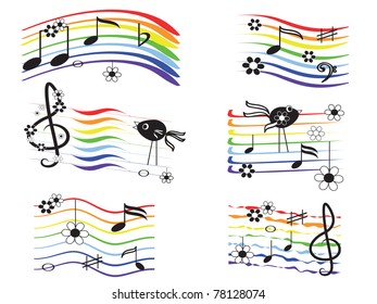 Music rainbow