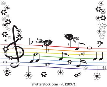 Music rainbow