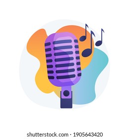 Music Recording Studio illustration musical microphone band vector