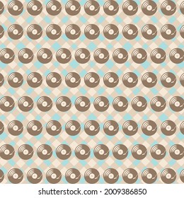 music records, vector pattern background