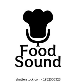 Icono de Ilustración del vector de diseño del logotipo del restaurante musical