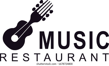 Music restaurant logo for your brand