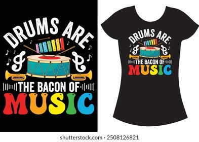 Music Retro Vintage Typography T shirt Design.