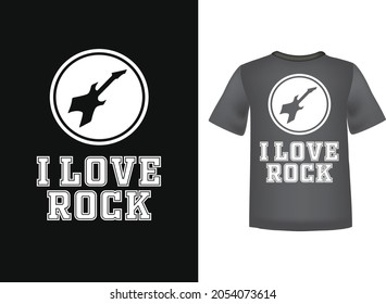 rock and love tshirt