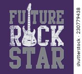 Music rock typography, t-shirt graphics, vectors
