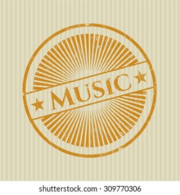 Sello de goma musical