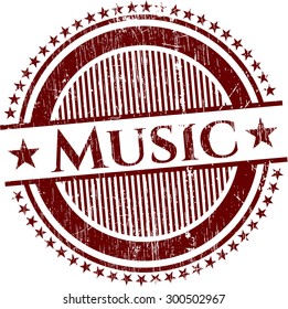 Sello de goma musical