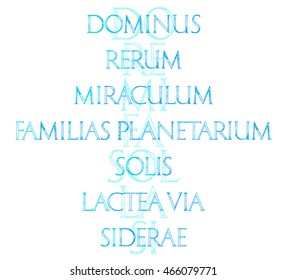 Music. The sacred meaning of musical notes. DO - God, RE - Matter, MI - Miracle, FA - Solar System, SOL - Sun, LA - Milky way, SI - Heaven. Roman Classic Alphabet.