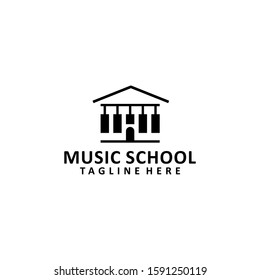 Music School Logo Design Vector