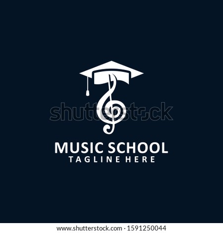 Music School Logo Design Vector