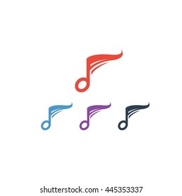 Music School Shop Logo Vector Icon