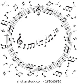 Music Score Note